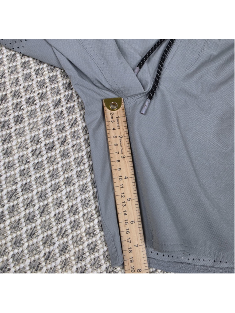 Legends Mens Gray Lined Athletic Shorts Size Small Running Training Gym - Picture 9 of 10